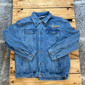Vintage Haoshi Riviera Hotel & Casino Denim Jacket XXL